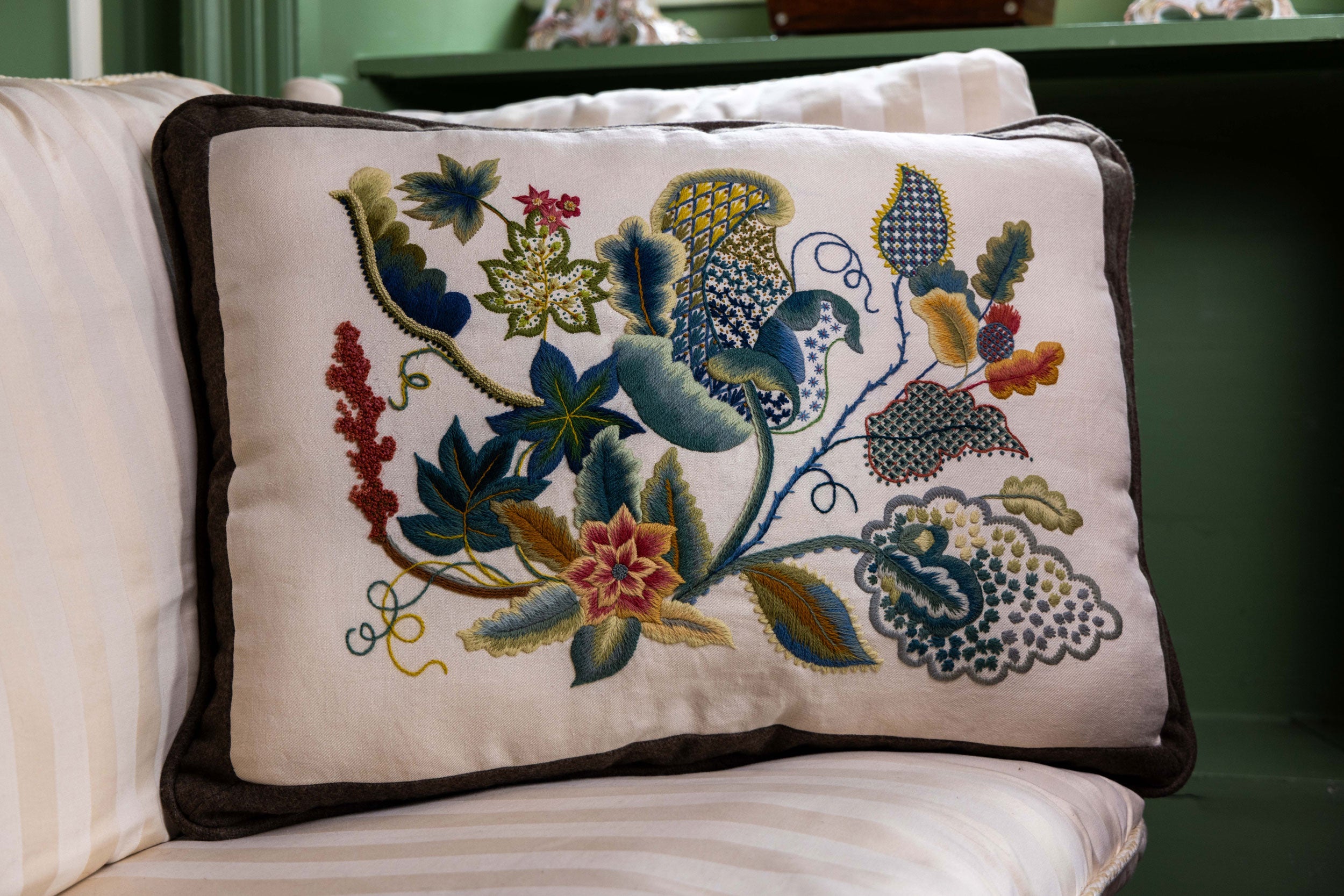 Kit de broderie Crewel vintage CORNUCOPIA Action de
