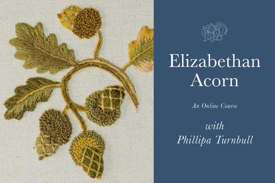 Elizabethan Acorn - Online Course with Phillipa Turnbull