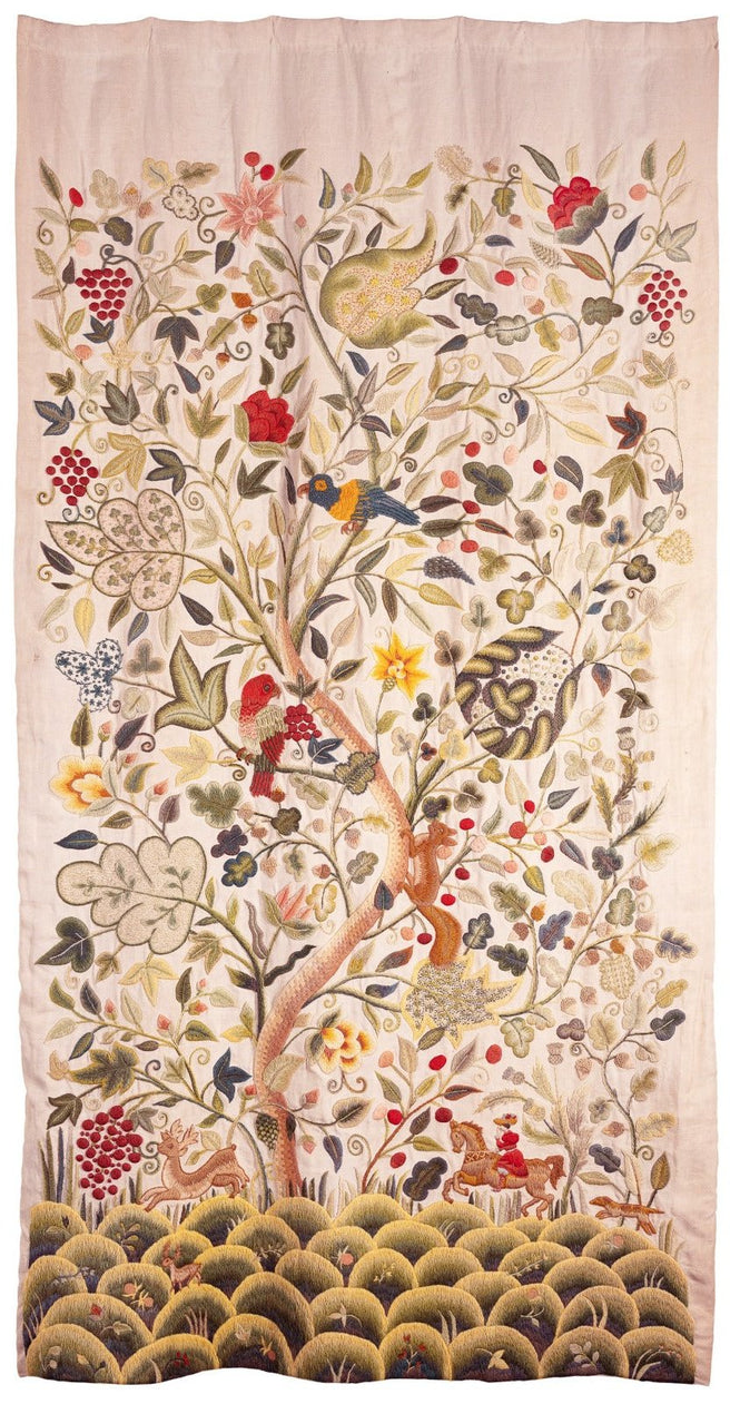 Gawthorpe Bed Hanging - A Crewel Work Masterpiece