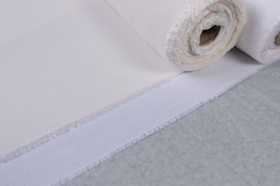 'Elizabethan' Evenweave linen - White