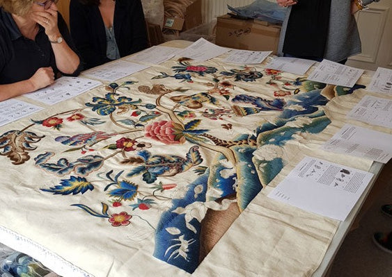 The Muncaster Bed Hanging Crewel Work Kit