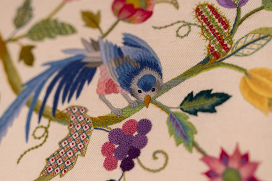 Blue Bird: Gentle Elegance in Every Stitch