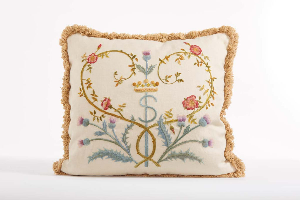 Glamis Crown, Rose & Thistle Level 3 Crewel Work Kit