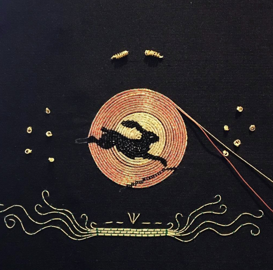 My First Experience Of A Gold Work Class – The Crewel Work Company