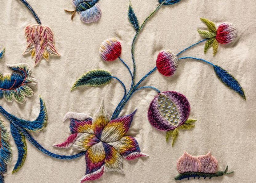 Kit De Broderie Crewel Vintage 1978 Paragon Needlecraft – Bouquet Printemps, Complet Jamais Utilisé
