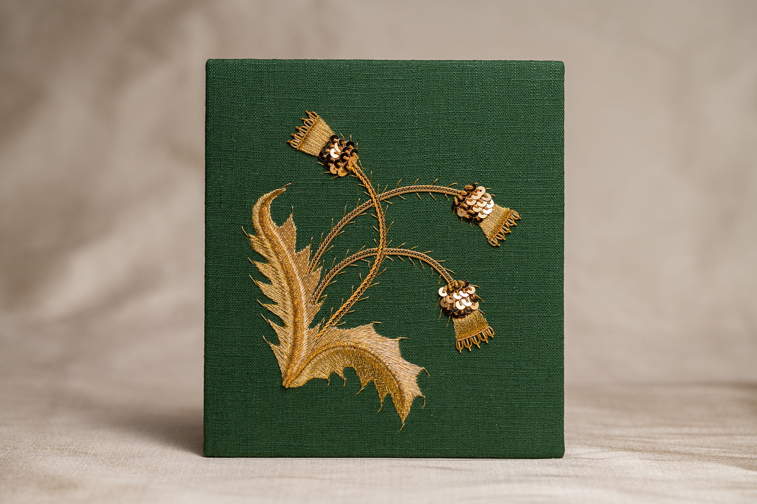 The Dunollie Thistle Kit – The Crewel Work Company