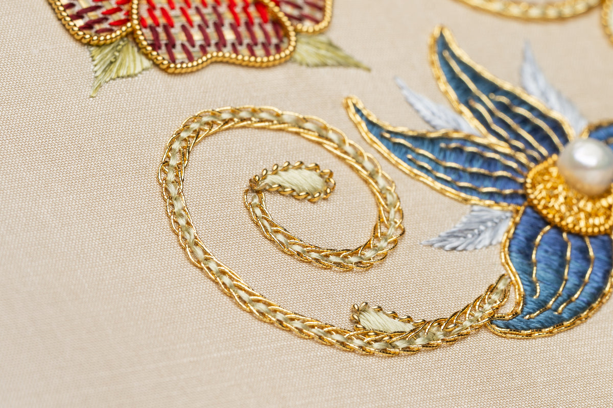 Stomacker Glamis Stomacher by Deborah Wilding – The Crewel Work Company