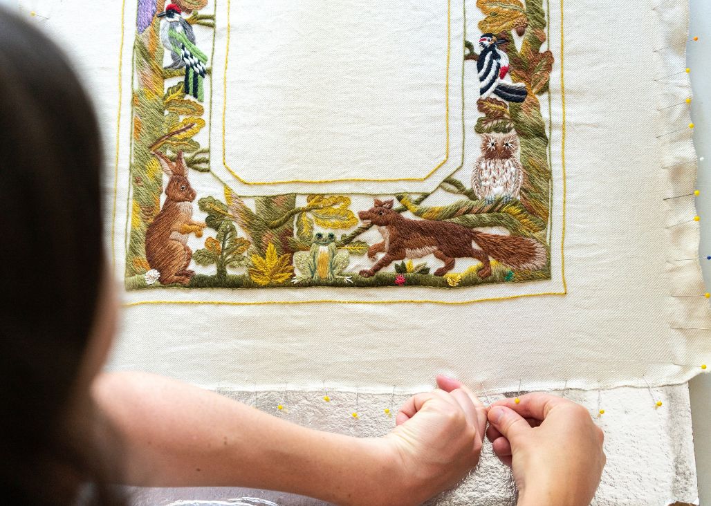Aesop's Mirror Frame Kit – The Crewel Work Company