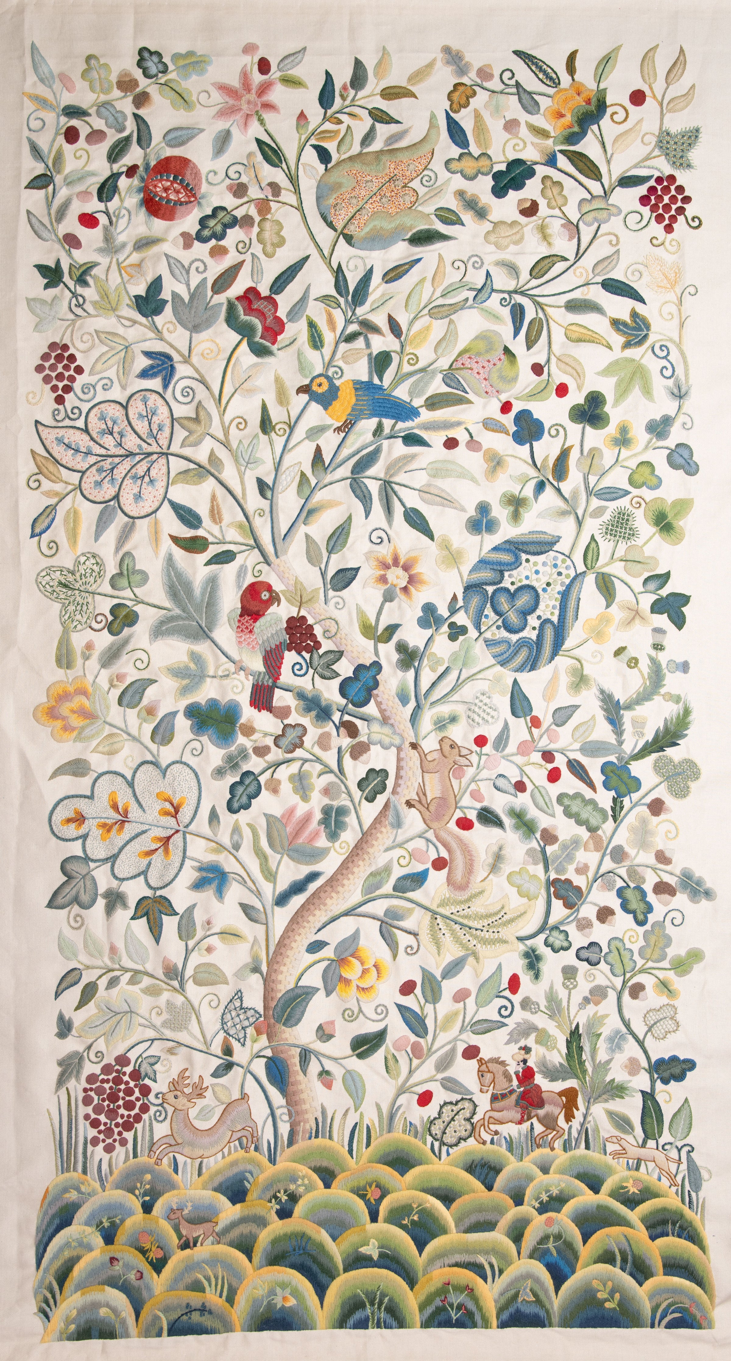 Gawthorpe Bed Hanging - A Crewel Work Masterpiece