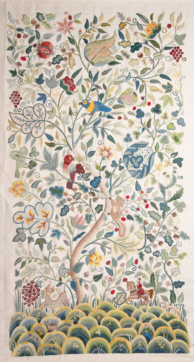 Gawthorpe Bed Hanging - A Crewel Work Masterpiece