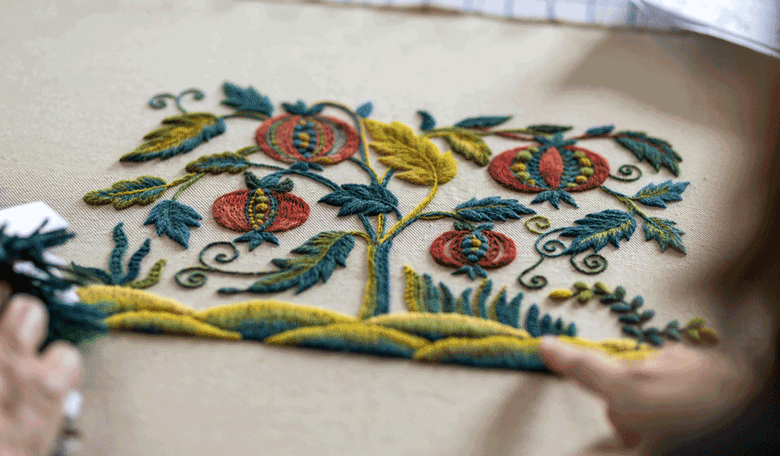 Crewel embroidery best sale