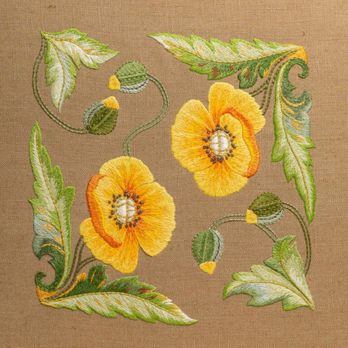 Gawthorpe Arts & Crafts Poppies - Festival Class with Deb Wilding - 10-11 Feb Zoom Recording
