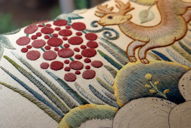 Gawthorpe Bed Hanging - A Crewel Work Masterpiece