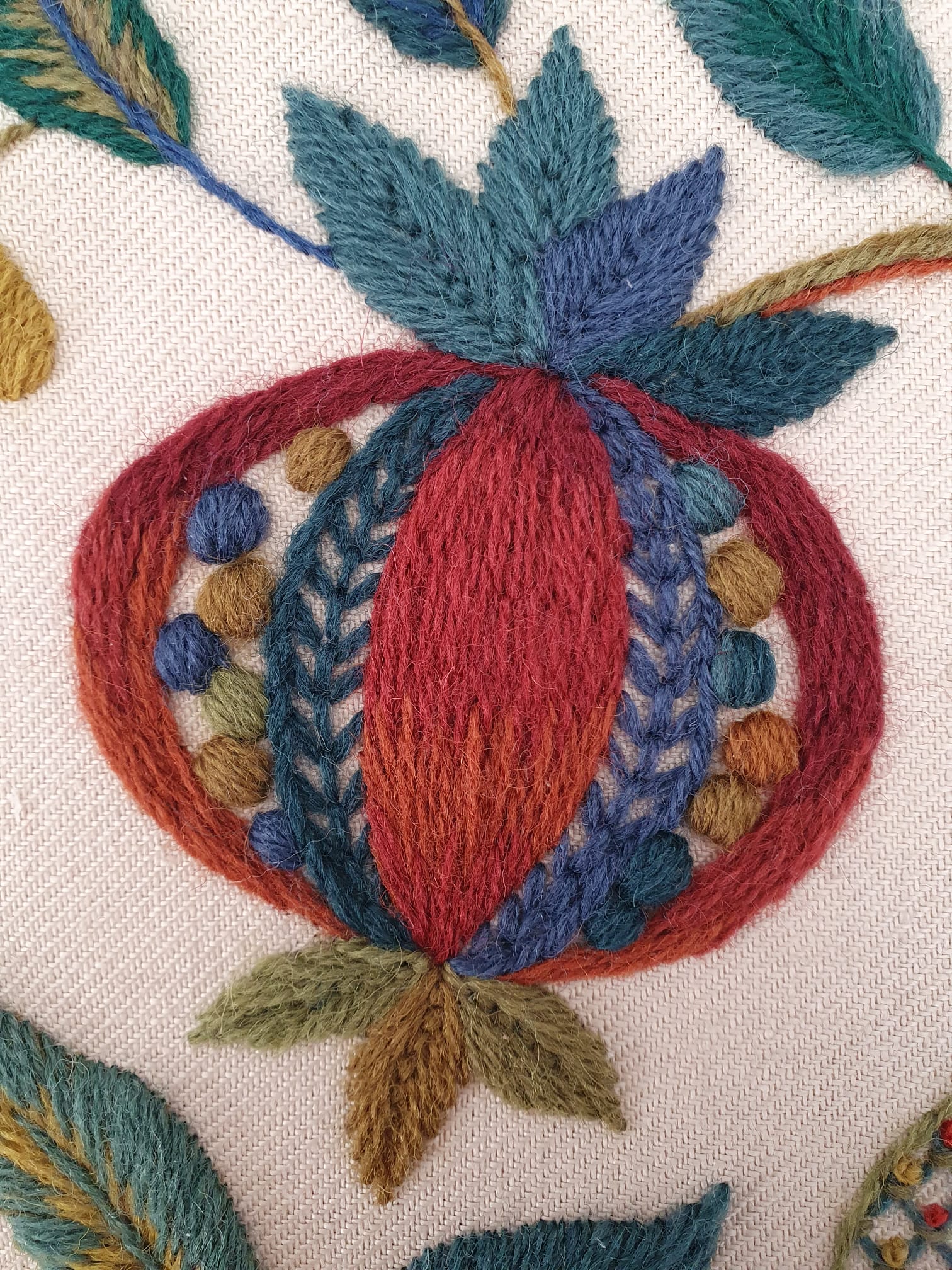 Gawthorpe Peacock Kit – The Crewel Work Company