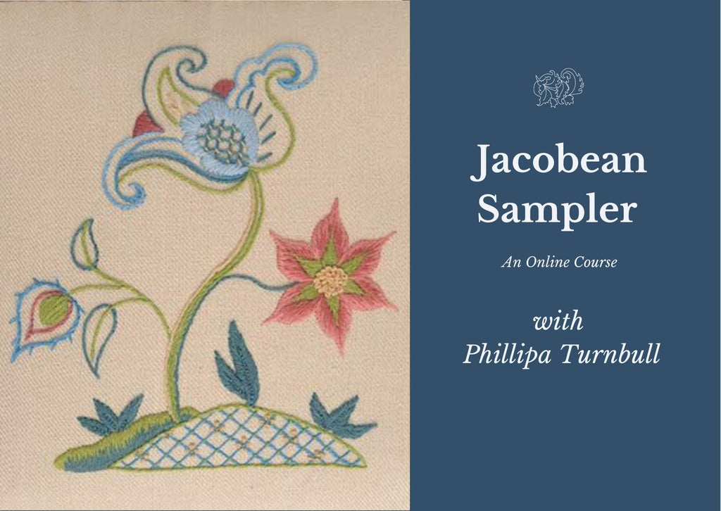Jacobean Sampler - Beginner Online Course with Phillipa Turnbull