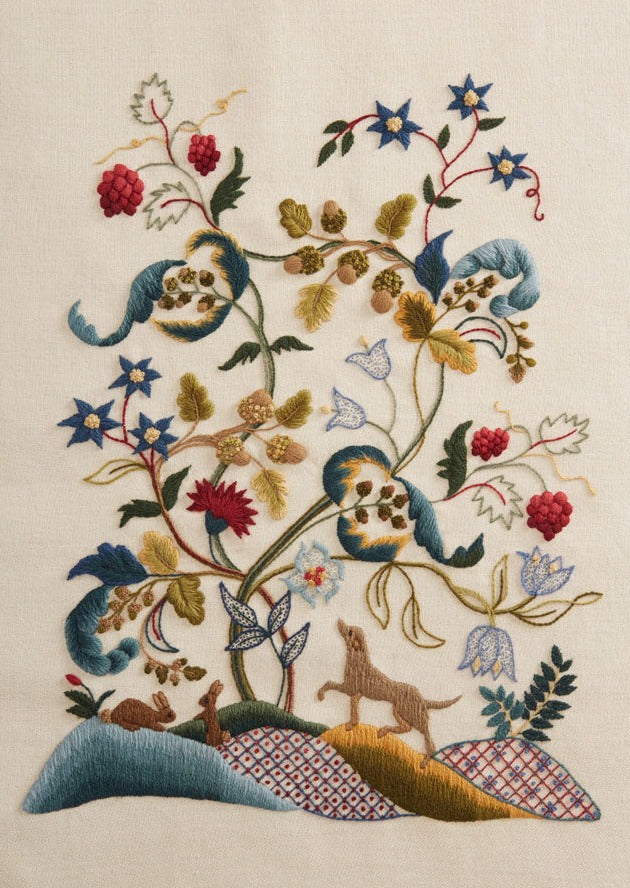 Arcadia, A Crewel Embroidery Kit -   Crewel embroidery patterns, Crewel  embroidery, Embroidery patterns