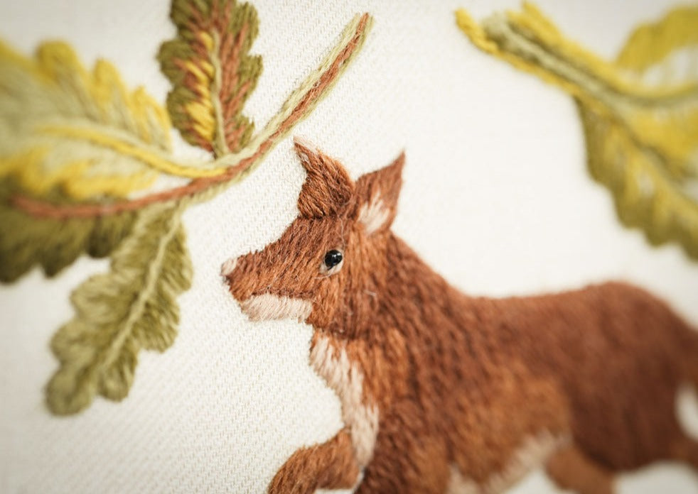 Ophelia's Fox Crewel Embroidery Kit – The Crewel Work Company