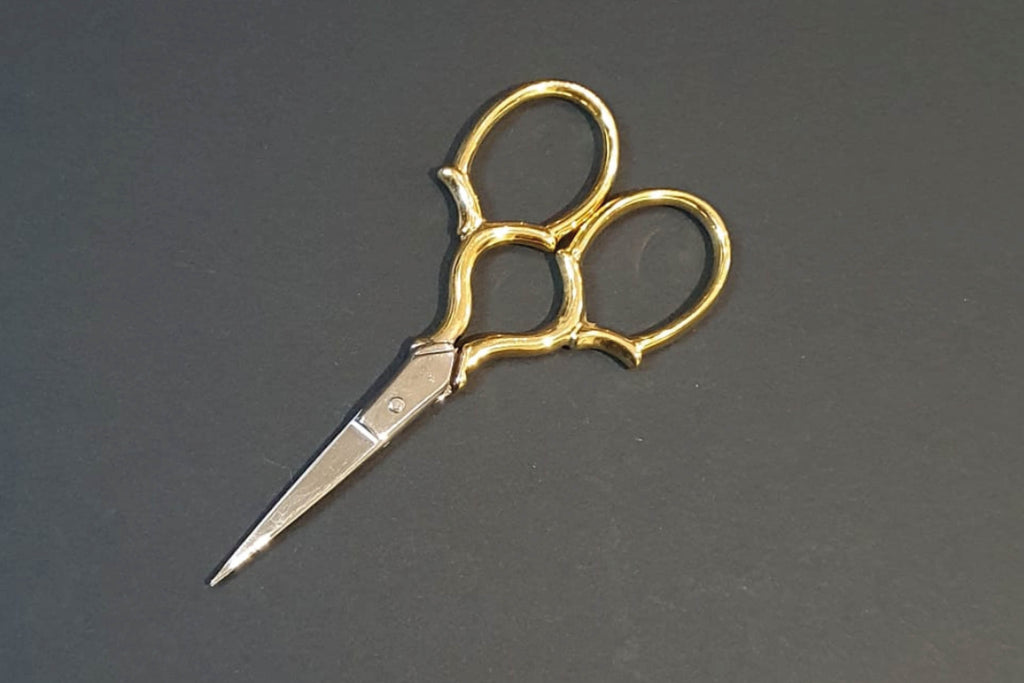 EMBROIDERY SCISSORS VINTAGE 5 Gold Plated