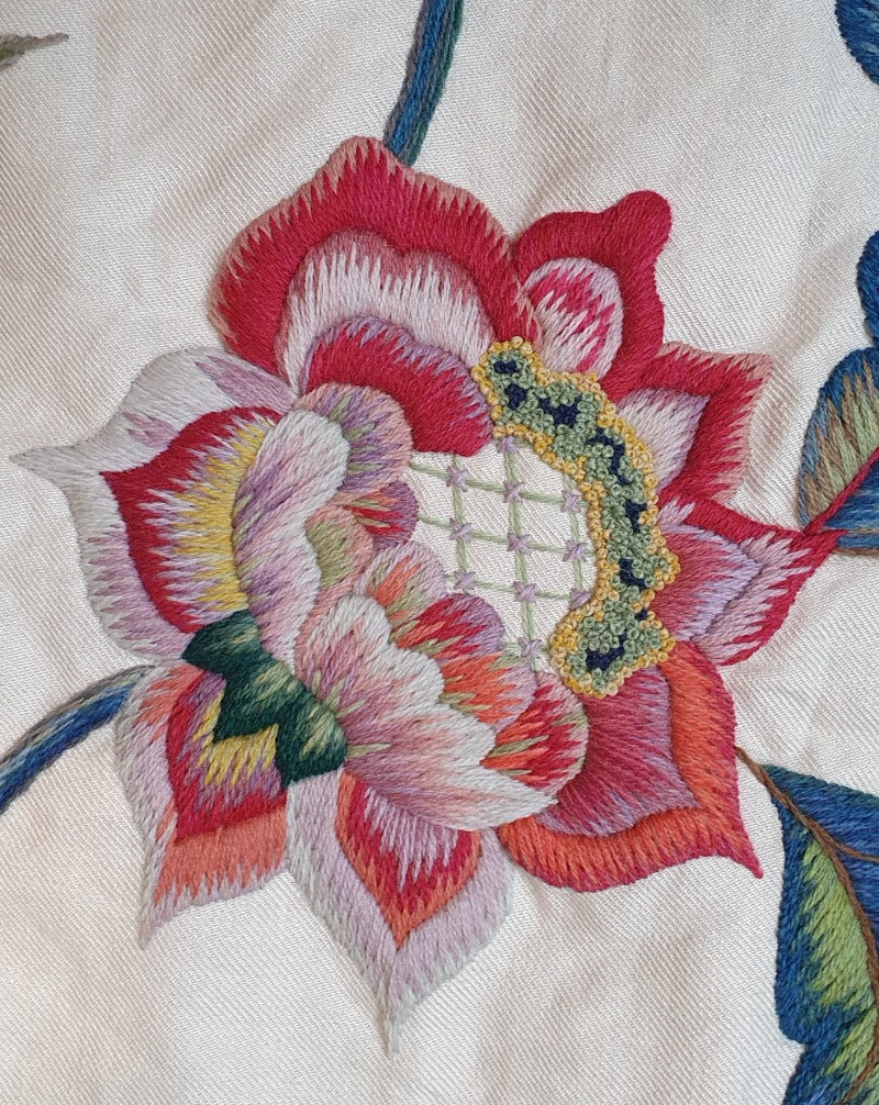  Dimensions Elegant Flower Vase Crewel Embroidery Kit, 5'' W x  7'' H